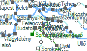 Kispest szolgálati hely helye a térképen