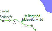 Bonyhád szolgálati hely helye a térképen