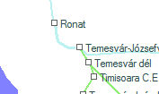 Temesvár-Józsefváros szolgálati hely helye a térképen