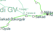 Sarkadi Cukorgyár szolgálati hely helye a térképen