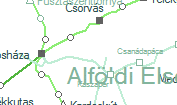 Alföldi Első Gazdasági Vasút (AEGV) szolgálati hely helye a térképen
