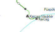 Karcag-Vásártér szolgálati hely helye a térképen