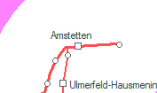 Amstetten szolgálati hely helye a térképen