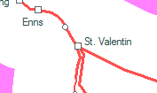 St. Valentin szolgálati hely helye a térképen