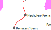 Neuhofen/Krems szolglati hely helye a trkpen