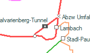 Kalvarienberg-Tunnel szolgálati hely helye a térképen
