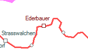 Ederbauer szolgálati hely helye a térképen