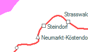 Steindorf szolgálati hely helye a térképen