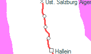 Puch bei Hallein szolgálati hely helye a térképen