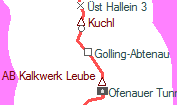 Golling-Abtenau szolgálati hely helye a térképen