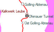 Ofenauer Tunnel szolgálati hely helye a térképen