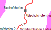 Bischofshofen Fraktenbahnhof szolgálati hely helye a térképen