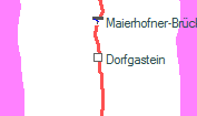 Dorfgastein szolgálati hely helye a térképen