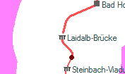 Laidalb-Brücke szolgálati hely helye a térképen