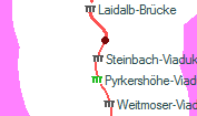 Steinbach-Viadukt szolgálati hely helye a térképen