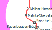 Mallnitz-Obervellach szolgálati hely helye a térképen