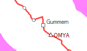 Gummern szolgálati hely helye a térképen