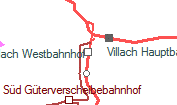Villach Westbahnhof szolgálati hely helye a térképen