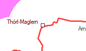 Thörl-Maglern szolgálati hely helye a térképen