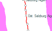 Üst. Salzburg Aigen 5 szolgálati hely helye a térképen