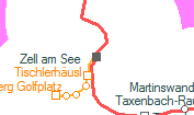 Zell am See szolgálati hely helye a térképen