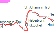 Oberndorf szolgálati hely helye a térképen
