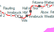 Innsbruck Westbhf szolgálati hely helye a térképen