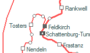 Feldkirch szolgálati hely helye a térképen