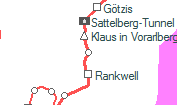 Sulz-Röthis szolgálati hely helye a térképen