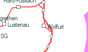 Wolfurt szolgálati hely helye a térképen