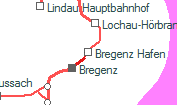 Bregenz Hafen szolgálati hely helye a térképen