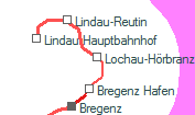 Lochau-Hörbranz szolgálati hely helye a térképen