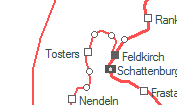 Tosters szolgálati hely helye a térképen