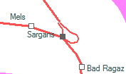 Sargans szolgálati hely helye a térképen