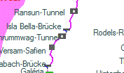 Chrummwag-Tunnel szolgálati hely helye a térképen