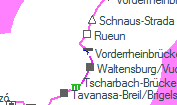 Vorderrheinbrücke szolgálati hely helye a térképen