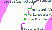 Val-Lumpegna-Viadukt szolgálati hely helye a térképen