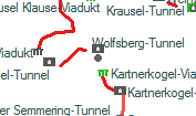 Wolfsbergkogel szolgálati hely helye a térképen