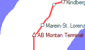 Marein-St. Lorenzen szolgálati hely helye a térképen