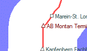 AB Montan Terminal szolgálati hely helye a térképen