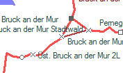 Bruck an der Mur Stadtwald szolgálati hely helye a térképen