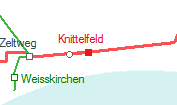 Knittelfeld szolgálati hely helye a térképen