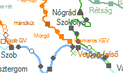 Morgó szolgálati hely helye a térképen