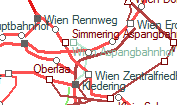 Wien Simmering szolgálati hely helye a térképen