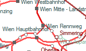Wien Rennweg szolgálati hely helye a térképen