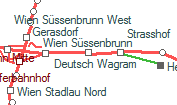 Deutsch Wagram szolgálati hely helye a térképen