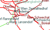 Klein Schwechat szolgálati hely helye a térképen