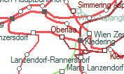 Oberlaa szolgálati hely helye a térképen