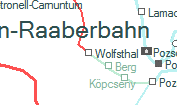 Wolfsthal szolgálati hely helye a térképen
