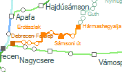 Sámsoni út szolgálati hely helye a térképen
